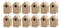 Avantgarde - Vogelhaus Bausatz Stecksystem (12 Vogelhäuser)