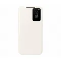 Samsung Smart View Wallet Smartphone Case EF-ZS916 für Galaxy S23+, Handy-Hülle, Kartenfach, Sichtfenster, Cream