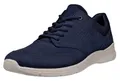 ECCO Sneaker Irving Low Lace (Vollnarbenleder) navyblau Herren, Größe Euro (US): 45