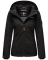 Marikoo Outdoorjacke Brombeere sportliche Übergangsjacke mit Kapuze