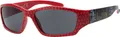 Jungen Mädchen Kinder Sonnen Brille Designer Modern mit Motiv 30556 Rot