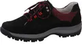 Waldläufer Holly Damen-Wanderhalbschuh, Denver Sport-Net, schwarz rubin, Weite H 471000-804-583 41
