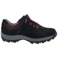 Waldläufer Waldläufer Holly Damen-Wanderhalbschuh, Denver Sport-Net, schwarz rubi Schnürschuh schwarz