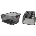 KLICKfix 0314K Hinterradkorb City II 41x21x31cm, engmaschig, schwarz