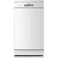 Amica Geschirrspüler,  GSP 14746 W - Stand-Geschirrspüler, 45cm, unterbaufähig, weiß, Energielasse - Weiß