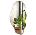 Tulup Dekospiegel Deko Spiegel Wand Modern Glas Kosmetikspiegel Loft, Unregelmäßige Form