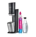1016411410 SodaStream Crystal 3.0 Metall Edelstahl Schwarz Glas 60 L PINK 0  ~D~