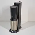 SodaStream Wassersprudler Crystal 3.0 Titan Edelstahl Schwarz Ohne Zubehör