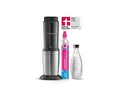 SodaStream Crystal 3.0 Trinkwassersprudler mit 1 Glaskaraffe - Schwarz - Neu OVP