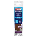 tesa Insulation Türdichtschiene für Textilböden/Teppich - Selbstklebende Türdichtung zum Schutz vor Zugluft - Braun - mit Bürstendichtung bis 15 mm