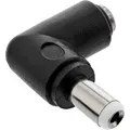 InLine® DC Adapter, 5,5x2,5mm DC Hohlstecker Stecker / Buchse gewinkelt