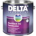 BAU DISCOUNT Delta Buntlack SG-Samtcolor Feuerrot RAL3000 seidenglänzend 2,5l Holz Metall Kunststoff streichen Innen Außen