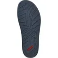 Rieker Herren Pantolette mit gekreuzten Riemen Weite G 21098, Größe:42 EU, Farbe:Blau - Blau - 42