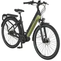 PROPHETE GENIESSER 6.0 Damen City E-Bike 28" | AEG Mittelmotor 100 Nm, 780 Wh Akku bis 220 km, Shimano 7-Gang Nabenschaltung, hydraulische Bremsen - Schwarz