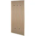 Garderobenpaneel  Calumo , holzfarben , Holzwerkstoff,Filz , Maße (cm): B: 50 H: 125 T: 7.5