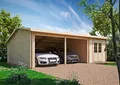 Fjordholz Holzgarage Modell Holnis 44