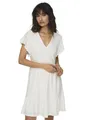 ONLY Sommerkleid ONLSANDRA S/S V-NECK DRESS mit Stretch