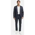 Jeff Anzug Herren JFLeo SET 2-Teiler Herrenanzug (2-tlg) 2-teiliges Set blau 46