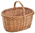 Kobolo Einkaufskorb Weidenkorb LISA Korb Körbchen 45x30x23/33 cm, aus Weide