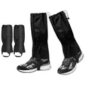 Qtuie Gamaschen Wasserdicht Wandern Jagd Fahrrad Gamaschen Herren Damen Einstellbare Gamaschen für Outdoor-Hosen zum Wandern, Klettern,Trekking,Schneewandern