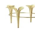 Georg Jensen Bloom Botanica Taper Candleholder, 4 Candles, Gold