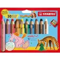 STABILO Multitalentstift woody 3 in 1, 10er Etui 30 Jahre