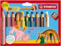 STABILO Buntstift STABILO Woody 3in1 Jubiläumsedition 10er Pack mit Spitzer