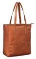Benthill Shopper Damen Echt Leder Handtasche Frauen Schultertasche Groß Henkeltasche, Reißverschlussfach