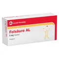 Folsäure AL 5 mg Tabletten Inhalt: 50 St