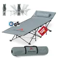 Atacama Feldbett klappbar - ultraleichtes Campingbett - Feldbett Ideal für Outdoor-Abenteuer und Karpfenliege - komfortabel, tragbar Feldbett XXL Campingbett - 190 x 68 x 38 cm
