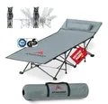 Atacama Feldbett klappbar leicht aufzubauen, Campingliege Outdoor-Abenteuer Karpfenliege Feldbett Campingbett komfortabel