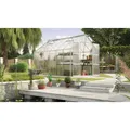VITAVIA Gewächshaus "Uranus", 9,9 m², Kunststoff/Aluminium, winterfest - silberfarben