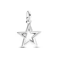 PANDORA ME Funkelnder Stern Medaillon-Charm aus Sterling Silber mit Cubik Zirkonia, Kompatibel ME und Moments Armbändern, 793032C01