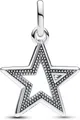 Pandora Kettenanhänger Pandora ME Funkelnder Stern Medaillon-Charm 793032C01 Anhänger