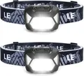 Lepro Stirnlampe, 2 Pack, Superhelle LED Kopflampe mit 6 Leuchtmodi