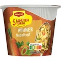 Maggi Fertiggericht 5 Minuten Terrine, Hühner Nudeltopf, je 41g, 8 Stück