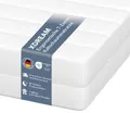 XDREAM Pure 7-Zonen Matratze 160x200 cm | H3 (Härtegrad 3) mittelfest | Ergonomische Kaltschaummatratze | Hypoallergen & Antibakteriell | Bezug abnehmbar & waschbar | Öko-TEX® | (11cm, 160 x 200 cm)