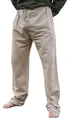 Leonardo Carbone® Leinenhose Herren Asmund - Herren Hosen, Leichte Sommerhose Herren, Festival Outfit, Wikinger, Mittelalter Kleidung, LARP, Cosplay, Freizeithose Lang - 100% Leinen Natur XL