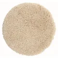 spirella Badematte HIGHLAND, Höhe 40 mm, Badteppich Hochflor, 100% Polyester Microfaser, Anti-Rutsch Beschichtung, für Fußbodenheizung geeignet, waschbar 40°, schnelltrocknend, rund beige rund | Ø 60 cm x 0 cm x 0 cm x 40 mm