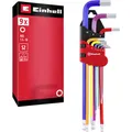 Einhell Universal, Werkstatt Winkelschraubendreher-Set Schlüsselweite (metrisch): 1.5 mm, 2 mm, 2.5 mm, 3 mm, 4 mm, 5 mm, 6 mm, 8 mm, 10 mm