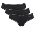 sloggi GO Crush 3P Hipster - Damen - Gr. XL - schwarz