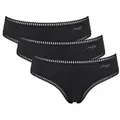 Sloggi 3P GO Crush Hipster Briefs Schwarz Baumwolle X-Large Damen