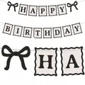 Baner "Happy Birthday - Kokardki", PartyDeco, 1m PartyDeco