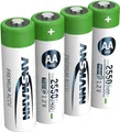 ANSMANN NiMH Akku Mignon AA Typ 2550 (min. 2400 mAh) maxE 4er Papierblister