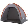 vidaXL Beistellzelt Grau und Orange Wasserdicht 94580