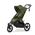 CYBEX Gold AVI SPIN Kinderwagen, Ab Geburt bis ca. 4 Jahre, Max. 111 cm und 22 kg, City-, All-Terrain-Kinderwagen, Moss Green