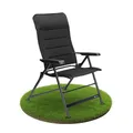 BERGER Tesino XL Campingstuhl klappbar | 7-Fach verstellbar & gepolstert | Faltbarer Outdoor-Stuhl mit 3D-Mesh | Komfortabler Klappstuhl bis 200 kg für Camping & Garten (Stuhl, Tesino XL)
