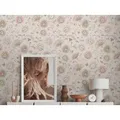 A.S. Création Vliestapete House of Turnowsky, 388994, Blumenoptik, 10.05 x 0.53 m, Beige