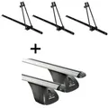 3x Fahrradträger ORION + Dachträger VDP kompatibel mit für Opel Astra H 3 Türer 2004-2011
