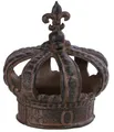 Dehner Gartenfigur Dekofigur Krone ca. 15 x 15 x 17 cm Gusseisen